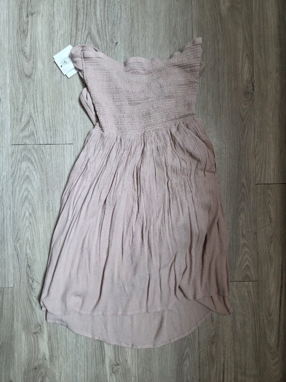 O'Neill Dusty Blush Smocked Midi Dress